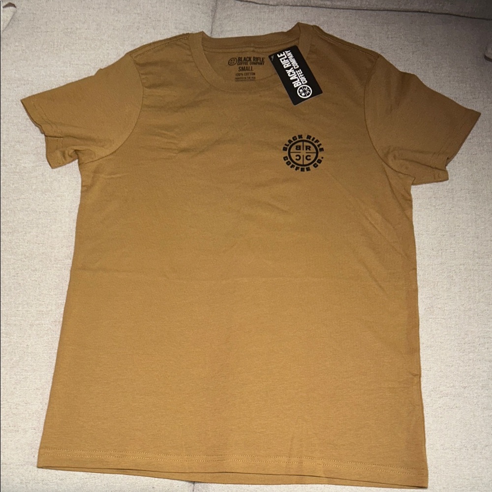 Black Rifle coffee company woman’s Brown T-Shirt